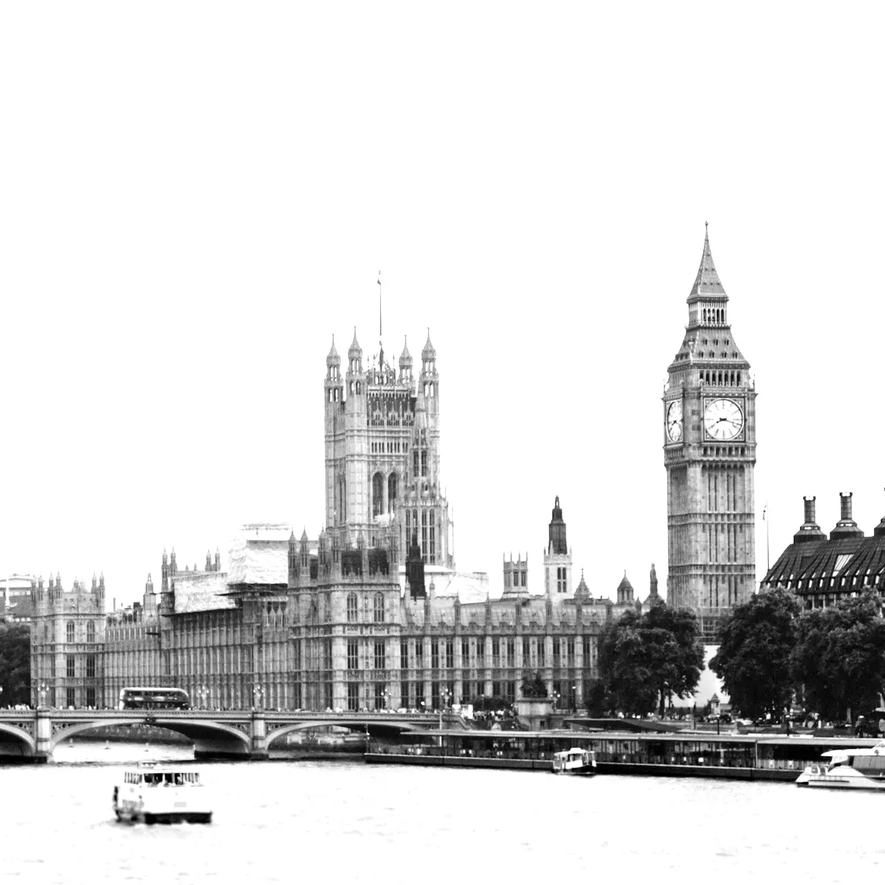landscape photography of Big Ben under white sky